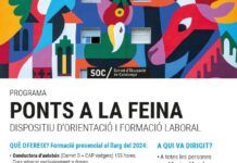 El proyecto «Puentes al trabajo» ofrece orientación laboral y formación al vecindario del barrio Congost