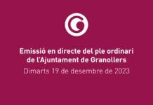 Martes 19, pleno ordinario de diciembre