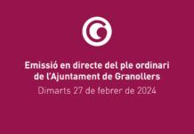 Martes 27, pleno ordinario del mes de febrero