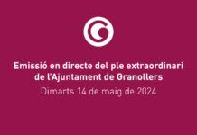 Martes 14 de mayo, Pleno extraordinario