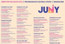 Granollers queda Abierto x vacaciones este verano