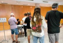 A las 18 h, la participación en las Elecciones al Parlamento Europeo es de 35,22% en Granollers