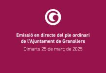 Martes 25, completo ordinario del mes de marzo