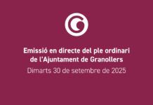 Martes 30, sesión plenaria ordinaria de septiembre