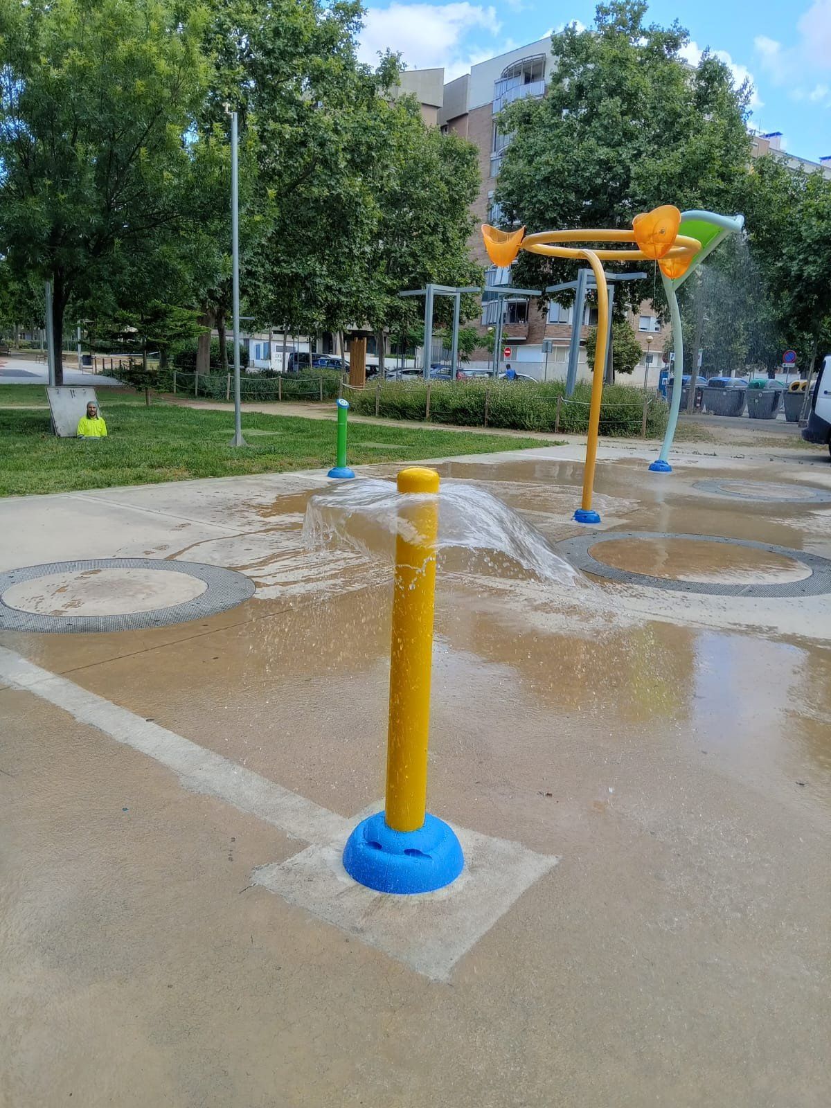 Granollers activa los juegos de agua de verano en dos puntos de la ciudad