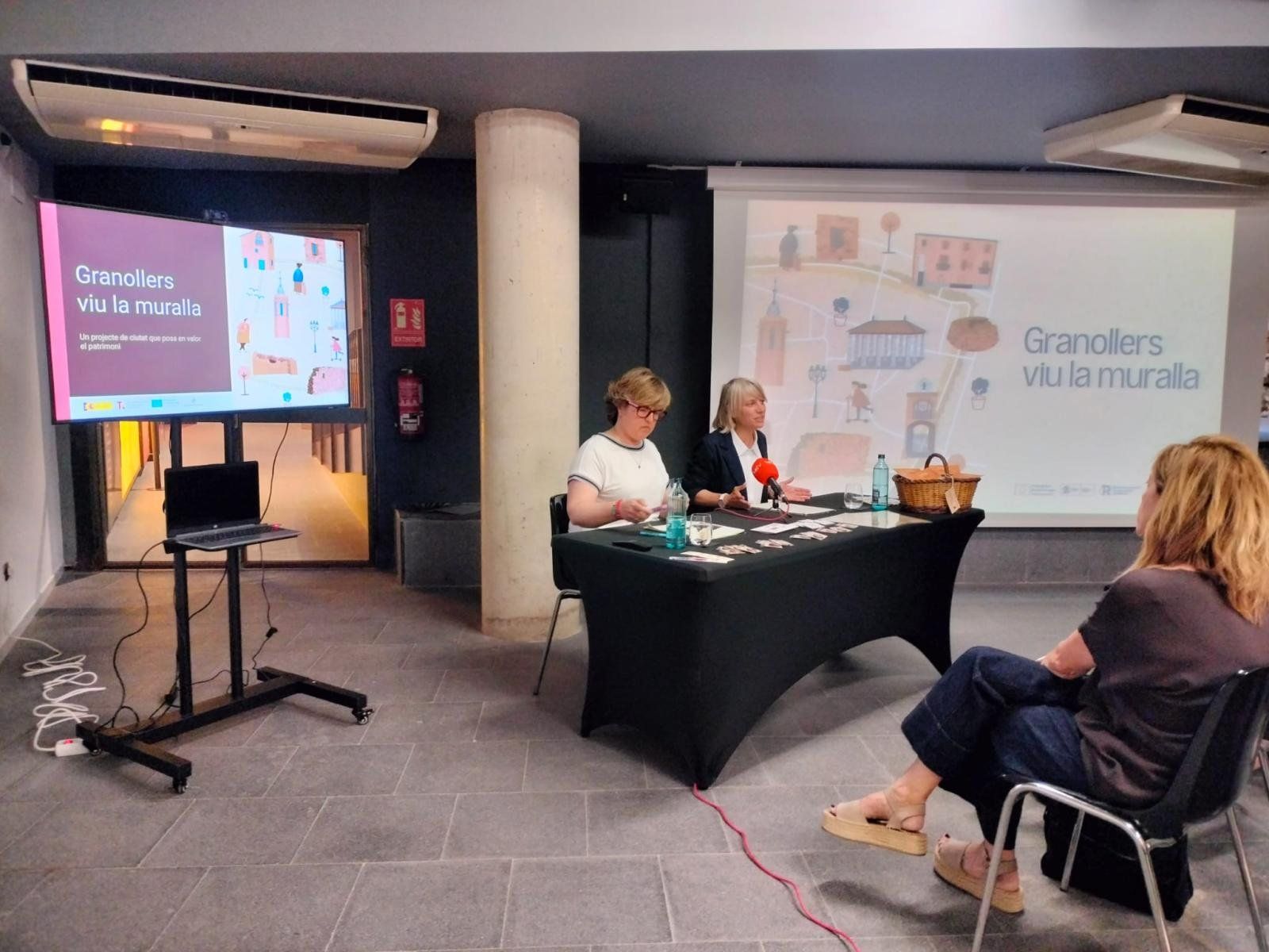 Granollers inaugura la rehabilitación de la muralla medieval y sus correderos