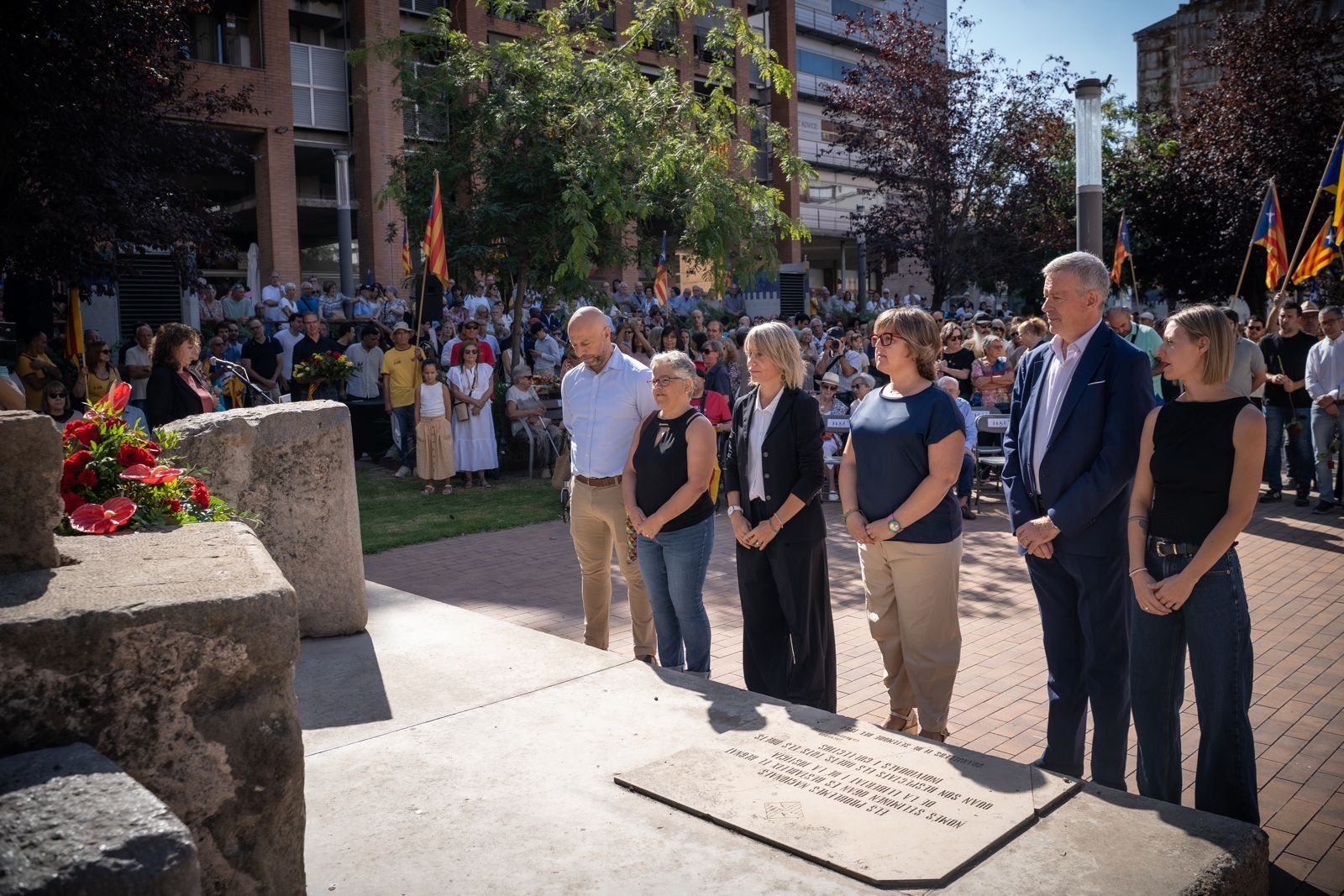 Granollers conmemora el Once de Septiembre, Día Nacional de Cataluña